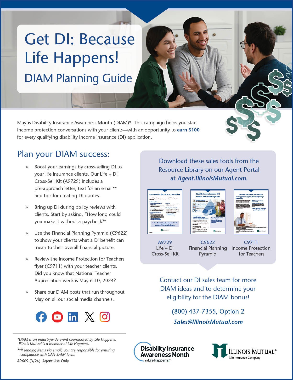 Image of Get DI Because Life Happens flyer (A9669)