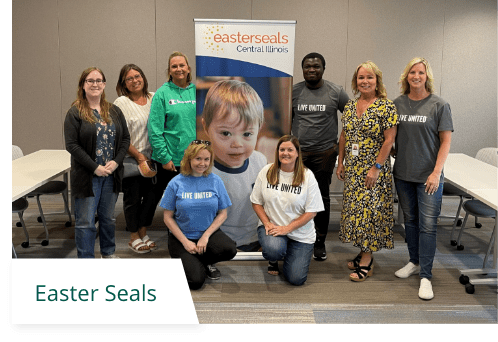 Easter-Seals Illinois Mutual employees at Easterseals