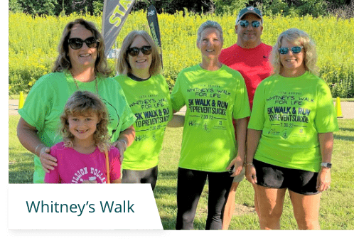 Whitney's-Walk Illinois Mutual employees and family members at Whitney’s Walk