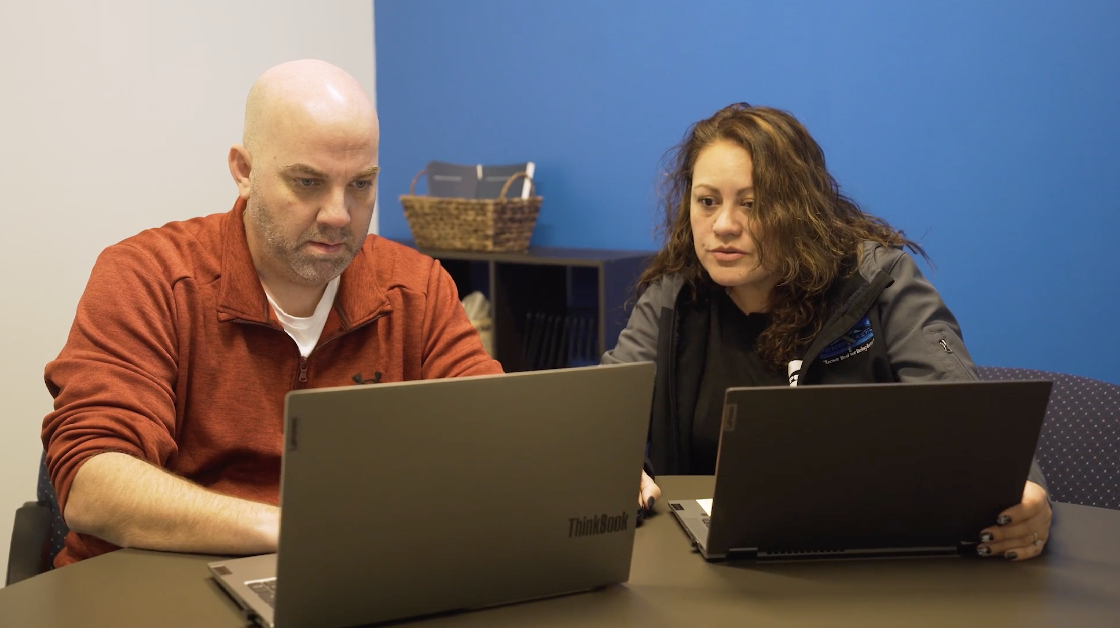 Perma-Seal employees in a meeting