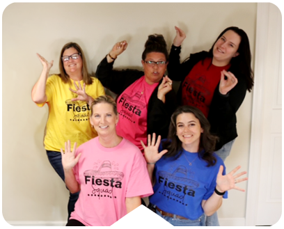 The United Way Committee celebrating United Way Week.