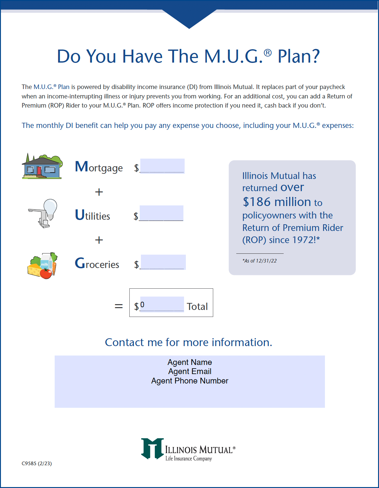 Do you have the M.U.G. Plan worksheet
