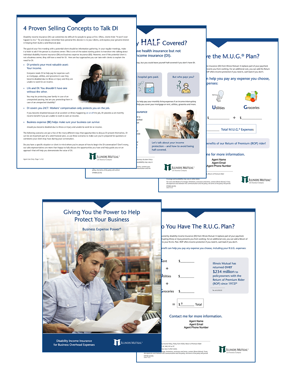 image of flyer A9709, C9566, C9585, C9658 and C9726