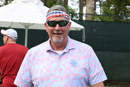 pickleball player posing for a photo