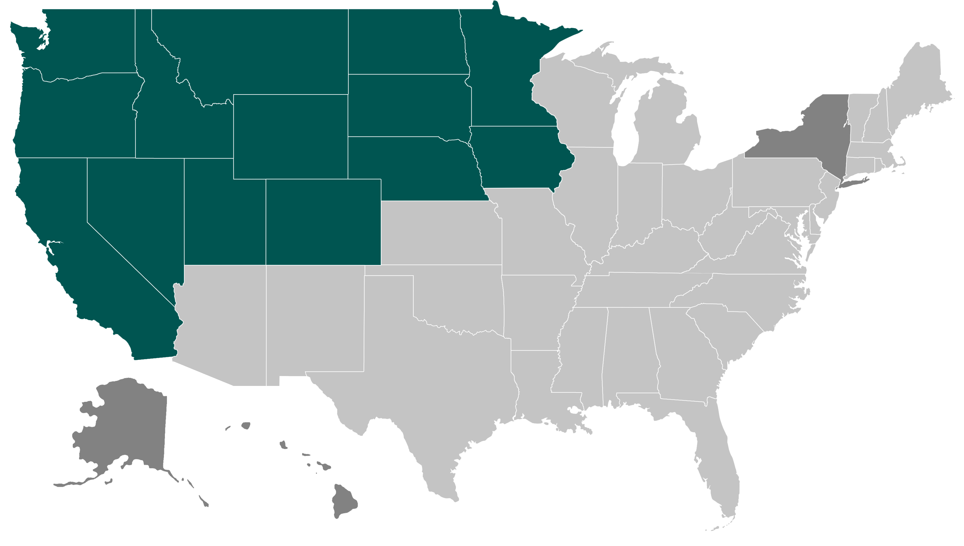graphic of the Northwest region