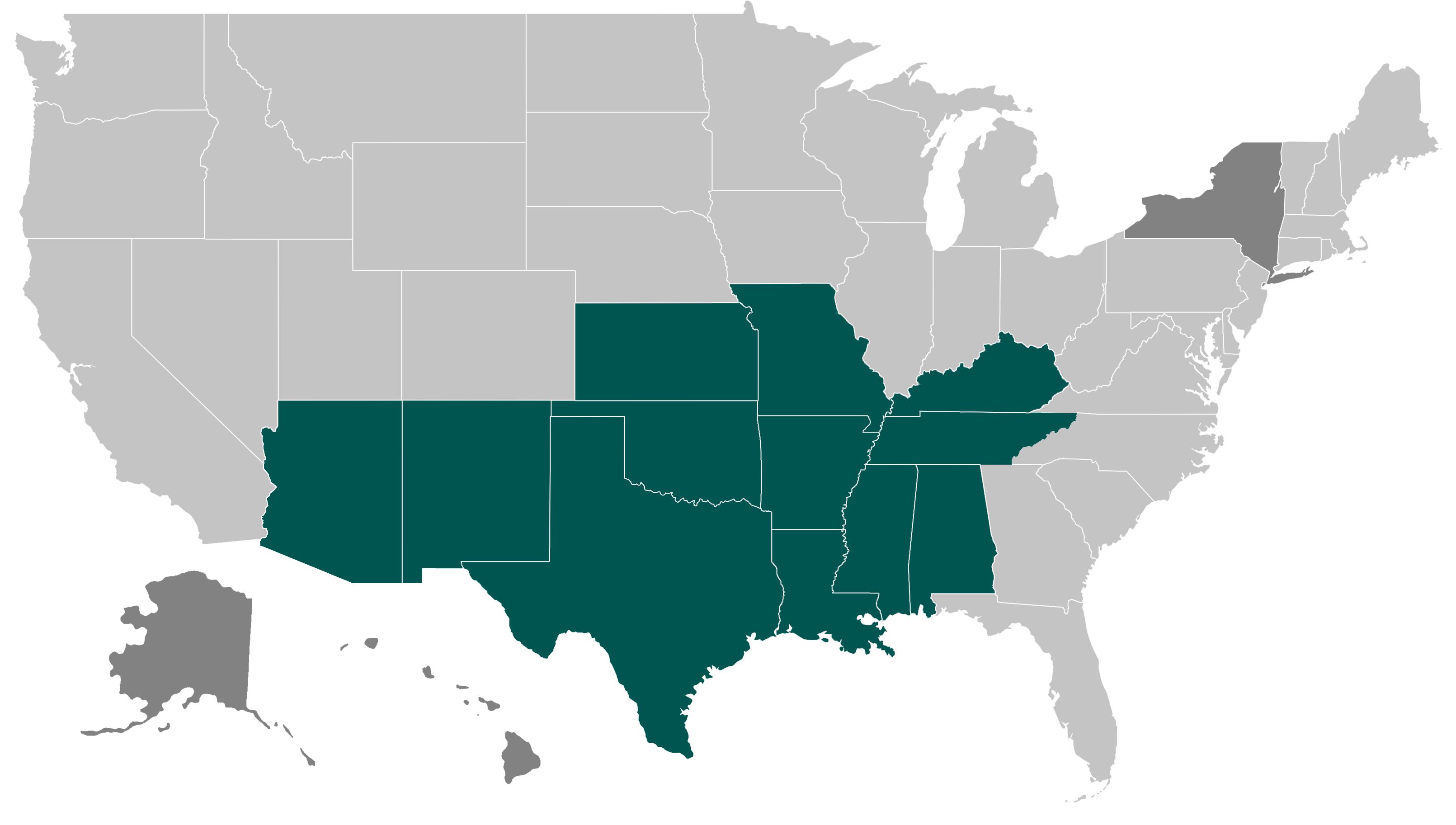 graphic of the Southwest region