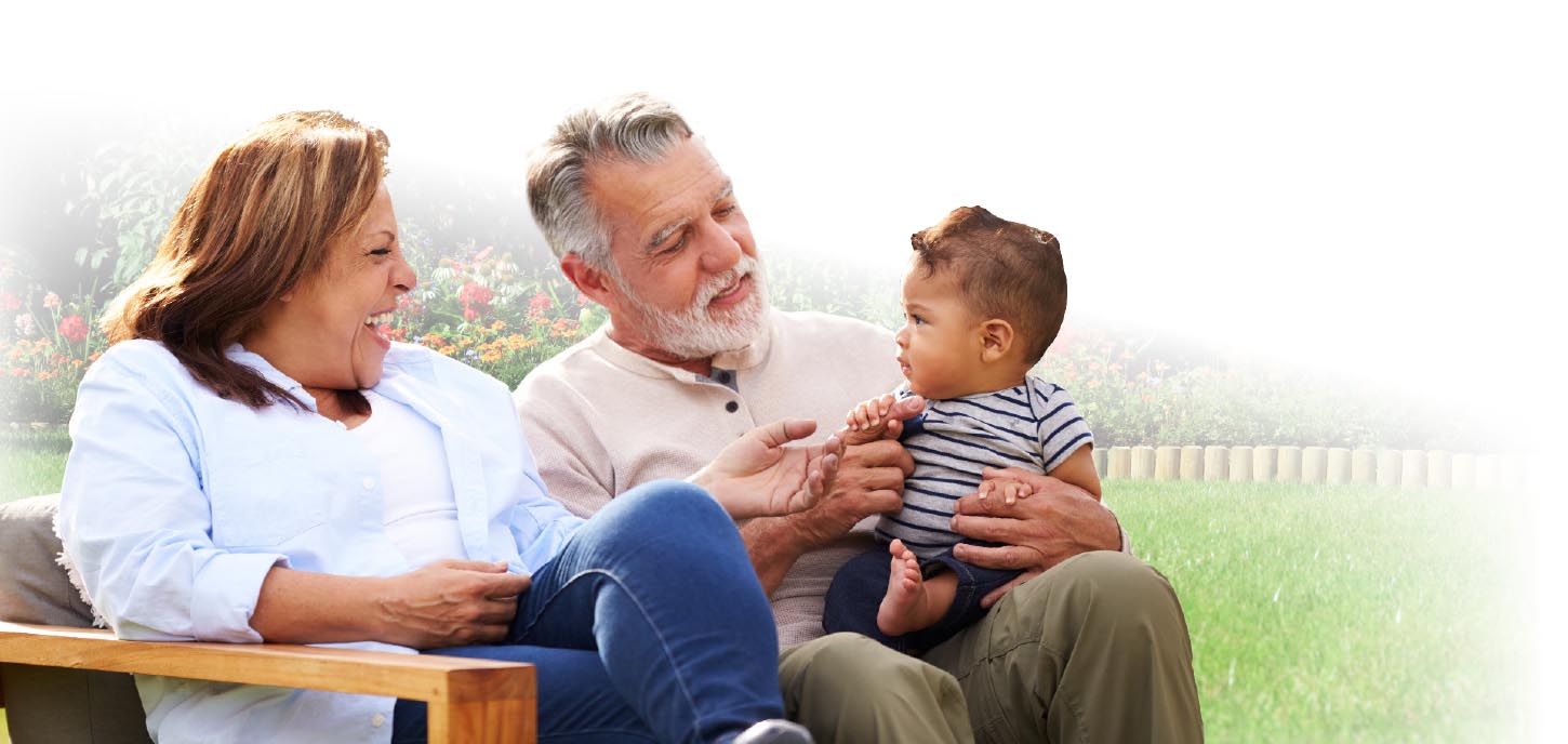 SIWL-1 grandparents with there grandchild