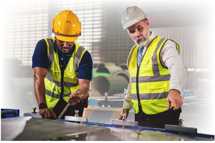 image of construction workers at a job site