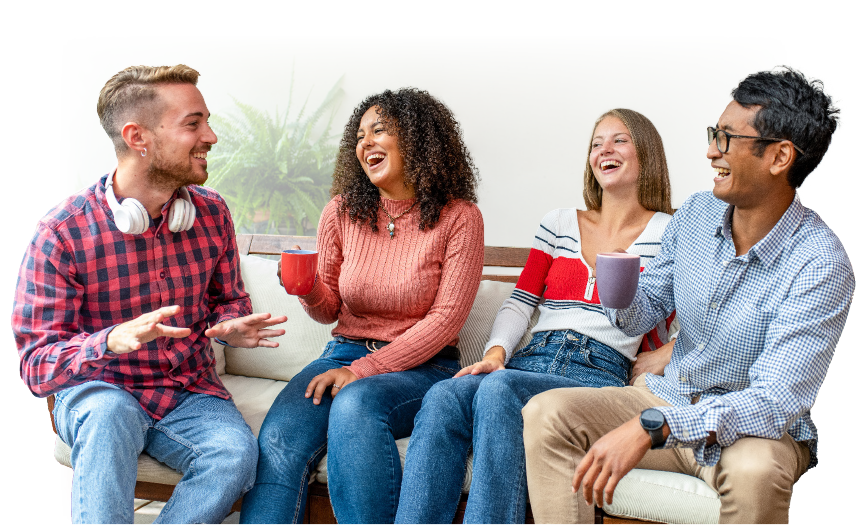 group-image group of freidns sitting together and laughing