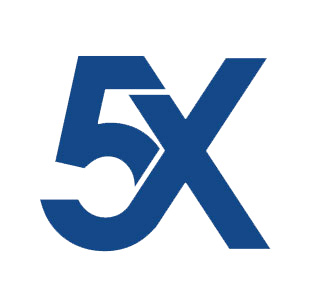 Five Times illustrated graphic of 5X