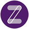 GenZ graphic of an illustrated letter Z in a purple circle