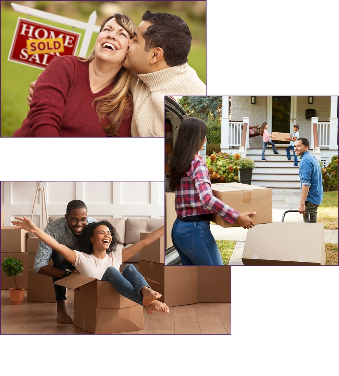 collage of photos depicting the New Homeowner person