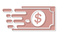 illustrated graphic of cash