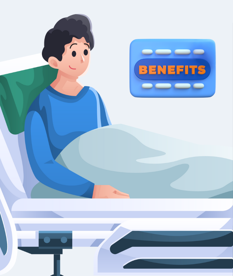 image of a patient in a hospital bed